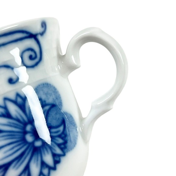 Thun Czech Porcelain Blue Onion Demitasse Cups & Saucers- 17 Sets Available - Picture 7 of 15